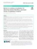 Barriers to seeking consultation for abnormal uterine bleeding: Systematic review of qualitative research
