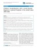 Children’s hospitalizations with a mood disorder diagnosis in general hospitals in the united states 2000-2006