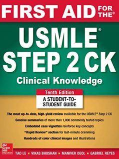 First Aid for the USMLE Step 2 Ck – 10th Edition