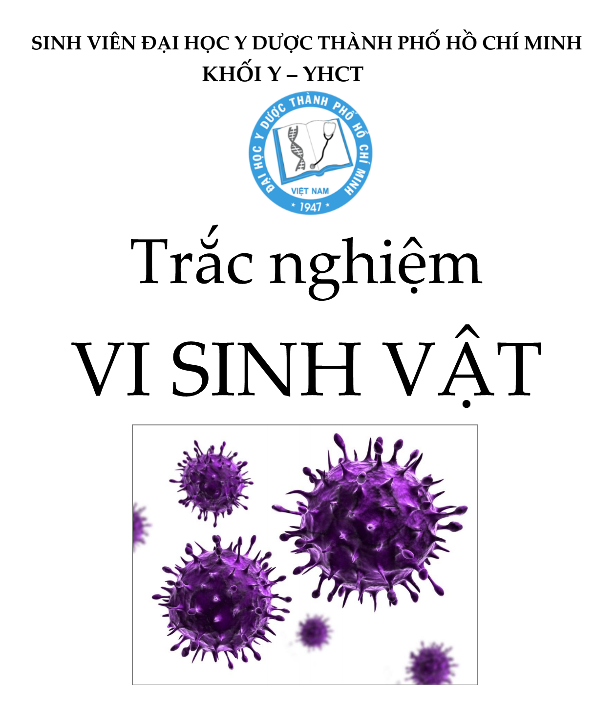 [PDF] Trắc Nghiệm Vi Sinh Vật – Đại Học Y Dược TPHCM