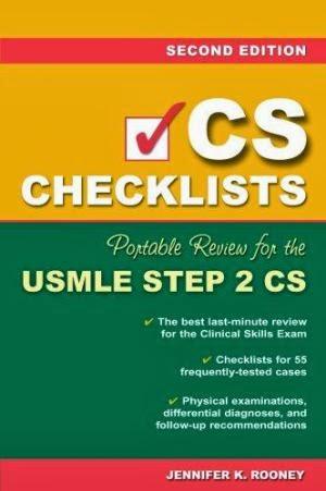 Bảng kiểm kỹ năng lâm sàng – Sổ tay luyện thi USMLE Step 2 CS, 2e