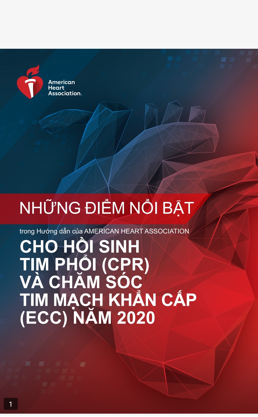 [Tài Liệu Dịch] Hướng Dẫn AHA 2020 Cho Hồi Sức Tim Phổi Và Chăm Sóc Tim Mạch Khẩn Cấp