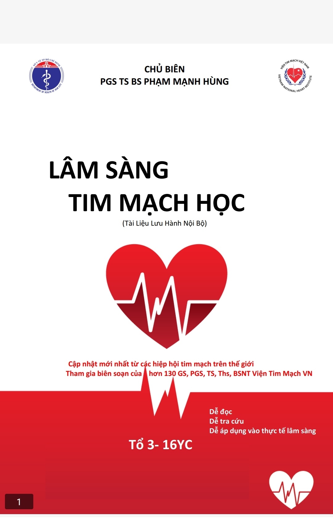 [Tài Liệu] Lâm Sàng Tim Mạch Học – PGS.TS.BS Phạm Mạnh Hùng