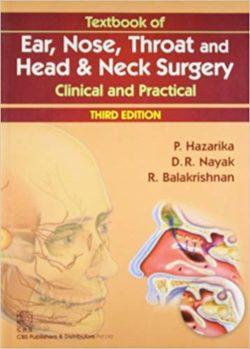 Giáo trình Tai mũi họng và phẫu thuật đầu cổ 3e