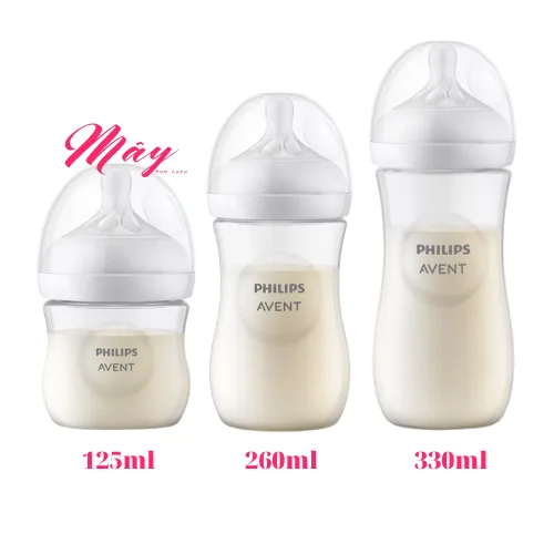 [Núm tùy chọn] Bình sữa Philips AVENT Natural 125-260-330ml mẫu mới