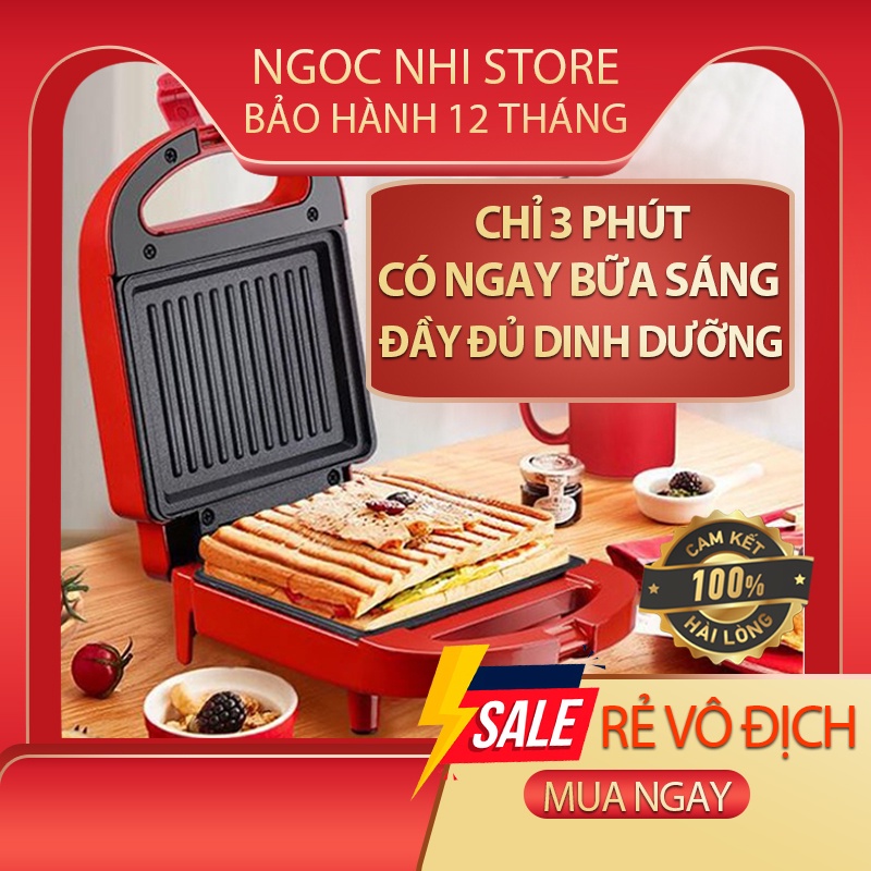 [Sale Giá Gốc] Máy nướng bánh mì sandwich - Nướng bánh siêu nhanh