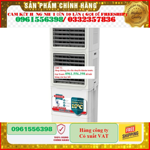 [CHÍNH HÃNG] quạt điều hòa sunhouse shd7756- Mới 100%