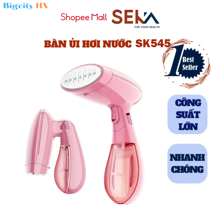 [BH 24 THÁNG] Bàn Là Hơi Nước Cầm Tay Mini SK545,Công Suất 1500W - bàn ủi hơi nước cầm tay mini mẫu mới 2023